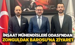 İnşaat Mühendisleri Odası’ndan Zonguldak Barosu’na ziyaret