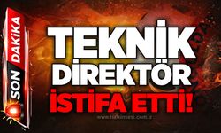 Teknik direktör istifa etti!...