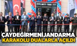 Çaydeğirmeni Jandarma Karakolu dualarla açıldı