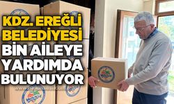 Kdz. Ereğli Belediyesi bin aileye gıda yardımında bulunuyor
