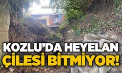 Kozlu'da heyelan çilesi! Evlerine ulaşmakta güçlük çekiyorlar