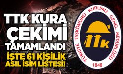 TTK kura çekimi tamamlandı: İşte 61 Kişilik asil isim listesi!