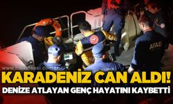 Karadeniz can aldı: Denize atlayan genç hayatını kaybetti!