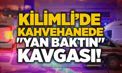 Kilimli’de kahvehanede "yan baktın" kavgası!