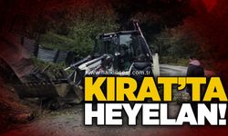 Kırat’ta heyelan!