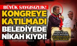 Tahsin Erdem, Yeni Parti kongresine katılmadı akşam vakti nikah kıydı!