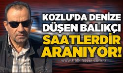 Denizde kaybolan amatör balıkçı Erdin Yılmaz'ı arama çalışmalarına ara verildi
