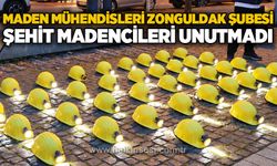 Maden Mühendisleri Odası Zonguldak Şubesi'nden Amasra'da anma töreni