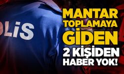 Mantar toplamaya giden 2 kişiden haber yok!