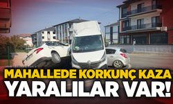 Mahallede korkunç kaza: Yaralılar var!