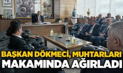 Başkan Dökmeci, muhtarları makamında ağırladı