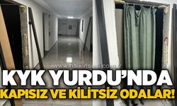 KYK Yurdu'nda kapısız ve kilitsiz odalar iddiası