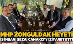 MHP Zonguldak heyeti iş insanı Sezai Çanakcı'yı ziyaret etti