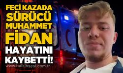 Feci kazada sürücü Muhammet Fidan hayatını kaybetti!