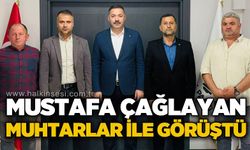 Mustafa Çağlayan muhtarlar ile görüştü