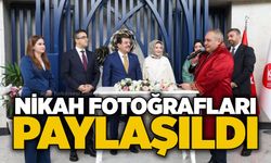 Nikah fotoğrafları paylaşıldı