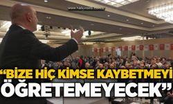 Dural: “Bize hiç kimse kaybetmeyi öğretemeyecek”