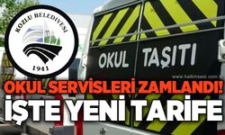Kozlu'da okul servislerine zam!