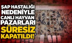 Şap hastalığı nedeniyle canlı hayvan pazarları süresiz kapatıldı!