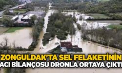 Zonguldak'ta sel felaketinin acı bilançosu dronla ortaya çıktı
