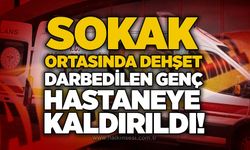 Sokak ortasında dehşet: Darbedilen genç hastaneye kaldırıldı!
