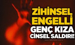 Zihinsel engelli genç kıza cinsel saldırı!