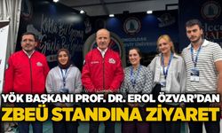 YÖK Başkanı Prof. Dr. Erol Özvar’dan ZBEÜ standına ziyaret