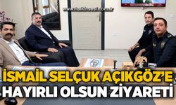 İlçe Emniyet Müdürü Açıkgöz’e hayırlı olsun ziyareti