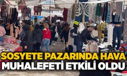 Sosyete Pazarında hava muhalefeti etkili oldu