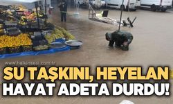 Su taşkını, heyelan: Hayat adeta felç oldu!
