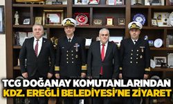 TCG DOĞANAY Komutanlarından Kdz. Ereğli Belediyesi’ne ziyaret