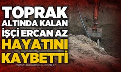 Kanalizasyon çalışmasında göçük: İşçi Ercan Az hayatını kaybetti