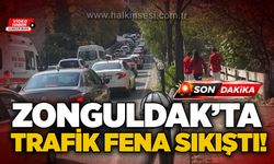 Zonguldak’ta trafik fena sıkıştı!