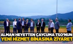 Alman Heyetten Çaycuma TSO’nun yeni hizmet binasına ziyaret