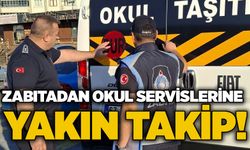 Zabıtadan okul servislerine yakın takip!