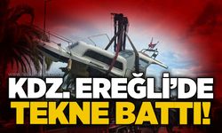 Kdz. Ereğli’de tekne battı!