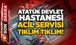 Atatük Devlet Hastanesi Acil Servisi tıklım tıklım!