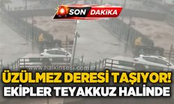 Zonguldak'ta dere taşma tehlikesiyle karşı karşıya! Su seviyesi yükseldi