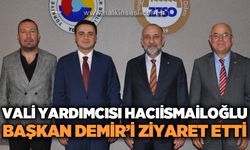 Zonguldak Vali Yardımcısı Halis Hacıismailoğlu Metin Demir'i ziyaret etti