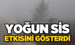 Ankara yolunda yoğun sis etkili oldu: Görüş mesafesi 50 metreye düştü!