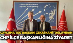 Çaycuma TSO Başkanı Zekai Kamitoğlu’ndan CHP İlçe Başkanlığına ziyaret