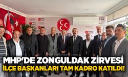 MHP'de Zonguldak zirvesi: İlçe başkanları tam kadro katıldı!