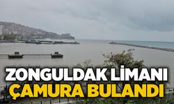 Zonguldak Limanı çamura bulandı