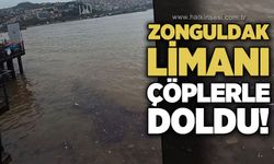Zonguldak Limanı çöplerle doldu!