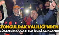 Zonguldak Valiliği'nden bina çökmesine ilişkin açıklama!