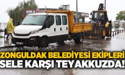 Zonguldak Belediyesi teyakkuzda! Ekipler ve iş makineleri hazır bekliyor