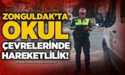 Zonguldak'ta okul çevrelerinde sıkı denetim: 3 bin 748 kişiye GBT sorgusu yapıldı