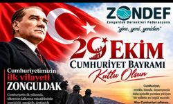 ZONDEF’ten 29 Ekim Cumhuriyet Bayramı mesajı
