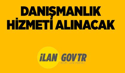 Danışmanlık hizmeti alınacak