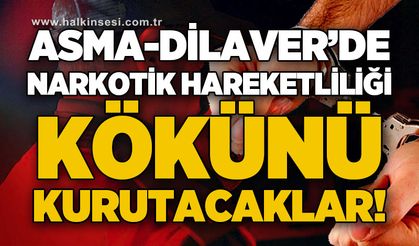 Asma-Dilaver'de narkotik hareketliliği: Kökünü kurutacaklar!